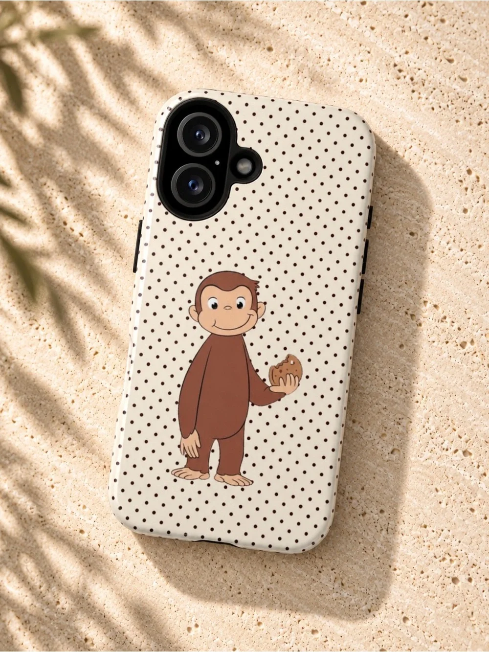 Curious George Monkey Polka Dot Phone Case